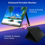 Imagem de Monitor Portátil WUAWE IPS 16" 1920x1200P com Suporte - Preto