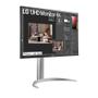 Imagem de Monitor Profissional LG 27 Polegadas UHD 4K, IPS, HDMI e DisplayPort, HDR400, FreeSync, DCI-P3 95% - 27UP650-W