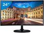 Imagem de Monitor Samsung 24' LED, Curvo, Wide, Full HD, HDMI, VESA, Ajuste de Ângulo, FreeSync - LC24F390FHLMZD