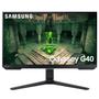 Imagem de Monitor Samsung Gamer Odyssey G40 25" Ips 240hz 1ms Fhd Hdmi Dp Headphone G-sync Freesync Has Pivot- Ls25bg400elxzd