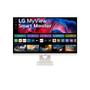 Monitor Smart LG MyView 27", 4K, IPS, WebOs, ThinQ, Apple AirPlay, Som Integrado - 27SR73U-W Imagem de Monitor Smart LG MyView 27", 4K, IPS, WebOs, ThinQ, Apple AirPlay, Som Integrado - 27SR73U-W