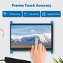 Imagem de Monitor Touchscreen SunFounder 7" HDMI IPS 1024x600 - Compatível com Raspberry Pi e Windows