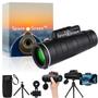 Imagem de Monocular 80x100 HD com Suporte para Smartphone e Tripé