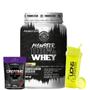 Imagem de Monster 100% Whey Concentrado Isolado 900g Probiótica + Creatina Turbo Refil 150 g Blackskull + Coqueteleira Cor Sortida