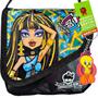 Imagem de Monster High Bolsa Infantil com Alça Cléo + Chaveiro Piu Piu