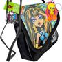 Imagem de Monster High Bolsa Infantil com Alça Cléo + Chaveiro Piu Piu