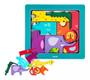 Imagem de Montar E Empilhar Animais Safari Brinquedos Infantis Educativo 6010
