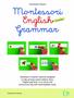 Imagem de Montessori English Grammar - Starter (With Folder) - EUROPEAN LANGUAGE INSTITUTE