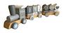 Imagem de Monthly Milestone Blocks KOALA SMART Trem de madeira com 3 cabines