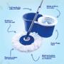 Imagem de Mop Com Cesto Giratório 360 Bompack e Refil Microfibra Extra