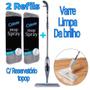 Imagem de mop com spray limpeza profissional quarto com 2 refis top