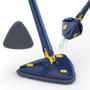 Imagem de Mop Esfregão Rodo Mágico Triangular Giratório Com Refil Top