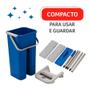 Imagem de Mop Flat Balde Lava E Seca Com Refil Cabo Inox Original