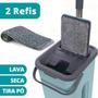 Imagem de Mop Flat Esfregão Com Balde Vertical Lava E Seca Multiuso