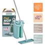 Imagem de Mop Flat Fit Lava e Seca Multiuso com Balde 6L