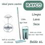 Imagem de Mop Flat Rodo Magico Esfregão Balde Fit Lava E Seca Com Refil Rayco