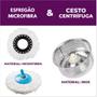 Imagem de Mop Giratório 360 - Cesto Inox - 13L