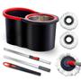 Mop Giratorio 8 Litros Com Cesto Em Inox Cabo de 140cm 2 Refis Nybc Imagem de Mop Giratorio 8 Litros Com Cesto Em Inox Cabo de 140cm 2 Refis Nybc