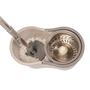 Imagem de Mop Giratório com Cabo Extensível de Aço Inox Cinza - Lyor