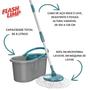 Imagem de Mop Giratório Fit 5010 Esfregão Top Cabo Inox 3 Em 1 Flashlimp