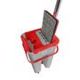 Imagem de MOP Multiuso WAP Duplo Compacto com Sistema Dreno, Lava e Seca com Pano de Microfibra Cinza/Vermelho