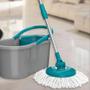 Imagem de mop para limpar vidro Esfregão vassoura Giratório casa cozinha banheiro sala área