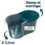 Imagem de mop rodo com balde vassoura Giratório casa cozinha banheiro sala área 7 Litros
