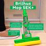Imagem de Mop Rodo Esponja Absorvente Com Cabo Extensor Brilhus SEK+