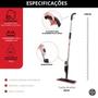 Imagem de Mop Spray Com Reservatório e Borrifador Rodo Com Pano Microfibra Lavável