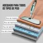Imagem de Mop Spray Rodo Flat Limpeza + Refil Extra + Toalha Pano Microfibra Mop 2x1