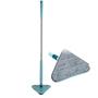 Imagem de Mop Triangular Ajustável 360 Giratório C/ Reservatório Verde 123 Clean