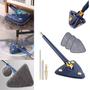 Imagem de Mop Triangular Giratório Com 2 Refil Mágico Azul
