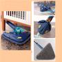 Mop Triangular Giratório com 2 Refil Mágico Azul - Laves Imagem de Mop Triangular Giratório com 2 Refil Mágico Azul