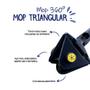 Imagem de Mop Triangular Rodo Mágico Giratório Com Refil Esfregão Top Vassoura mágica 360º