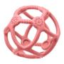 Imagem de Mordedor Silicone Bola Flexível Rosa +4meses Buba