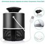 Imagem de Mosquiteiro Repelente Armadilha Mata Mosquito LED UV Zika Dengue Eletrico PRETO
