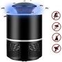 Imagem de Mosquiteiro Repelente Armadilha Mata Mosquito LED UV Zika Dengue Eletrico PRETO