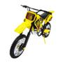 Imagem de Moto Big Cross Brinquedo 44 cm Amarela BS Toys - Ref: 364