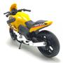 Imagem de Moto Brinquedo Big Trail Grande Realista Infantil Amarela Presente Tipo Bmw