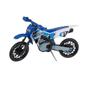 Imagem de Moto Cross De Brinquedo Grande Mega Realista Trilha  Azul