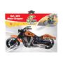 Imagem de Moto De Brinquedo Chopper Custon Cores Motocicleta Infantil Grande 29cm