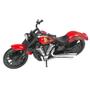 Imagem de Moto De Brinquedo Chopper Custon Cores Motocicleta Infantil Grande 29cm