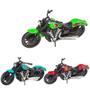 Imagem de Moto De Brinquedo Chopper Custon Cores Motocicleta Infantil Grande 29cm