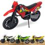 Imagem de Moto De Brinquedo Motocross 28Cm - Vermelho