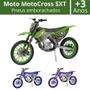 Imagem de Moto De Brinquedo Motocross Pneus Borracha Motinha