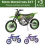 Imagem de Moto De Brinquedo Motocross Pneus Borracha Motinha Ver Video