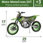 Imagem de Moto De Brinquedo Motocross Pneus Borracha Motinha Ver Video