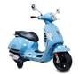 Imagem de Moto Elétrica 12V Infantil Scooter Vespa Azul - Bandeirante