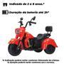 Imagem de Moto Elétrica Grande Infantil Menino Menina 12V / Vermelha