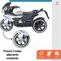 Imagem de Moto Elétrica Infantil 3 Rodas Triciclo Passeio 12v Bivolt Até 25 Kg Motocicleta Motorizado Para Criança Som E Luzes Acelarador Pedal Usb Mp3 Policia